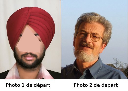 Deux photos au départ