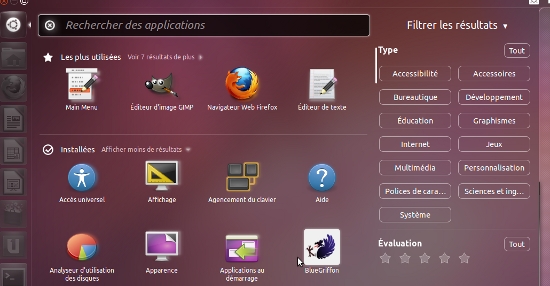 Bureau de Ubuntu 11.10